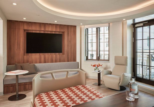 The luxury hospital, which houses a private inpatient facility and outpatient service, opened earlier this year