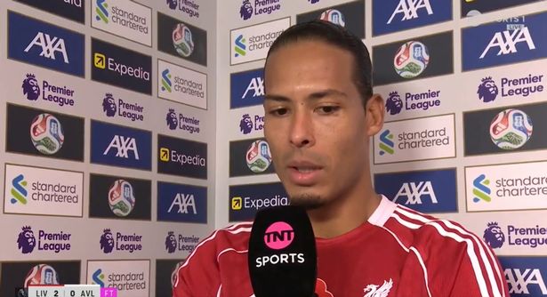Virgil van Dijk speaking