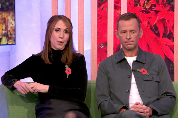 Alex Jones and Scott Mills