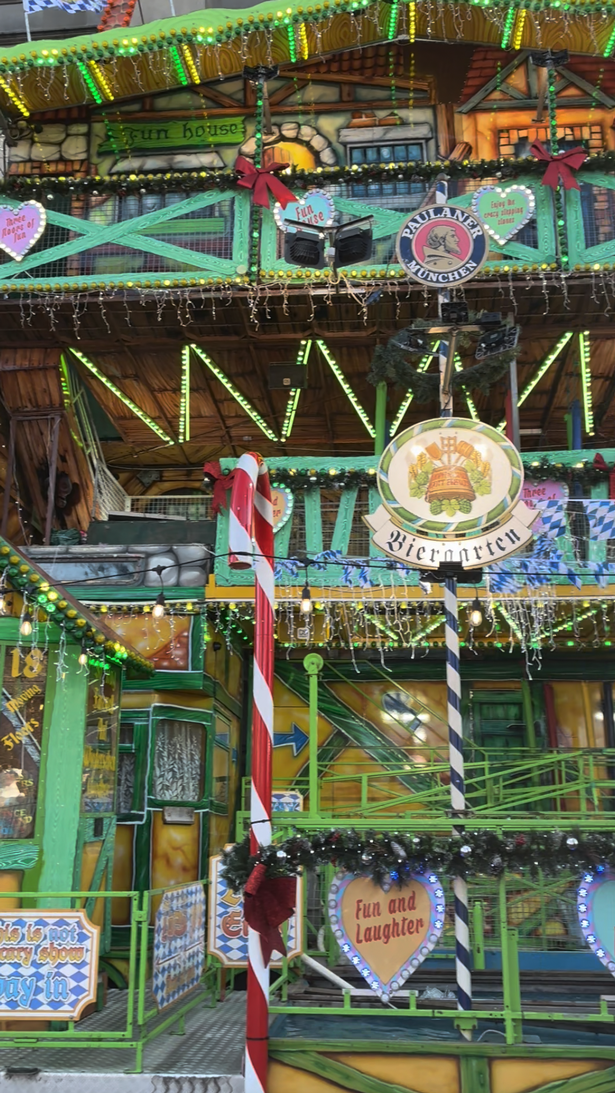 Bavarian Fun House at Liverpool Christmas Market
