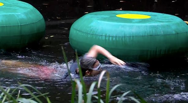 Vogue Williams taking part in the trial