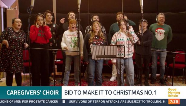 A carer choir are hoping to be this year's Christmas number one