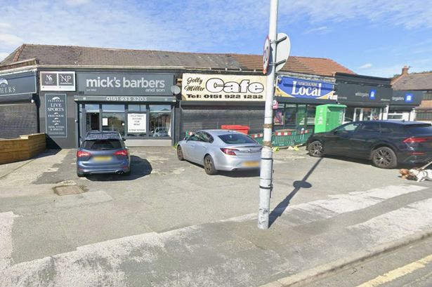 Shops on Harris Drive in Bootle