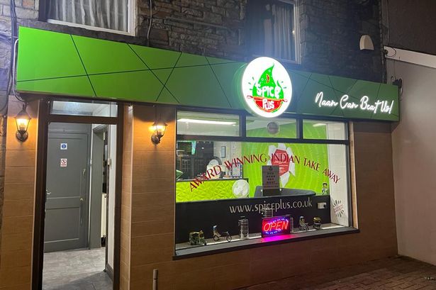 Outside Spice Plus in Talbot Green