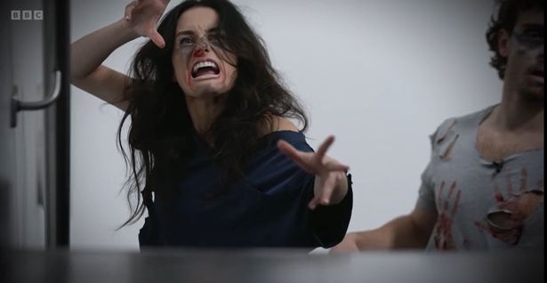 Saturday night was Halloween-theme on BBC Strictly Come Dancing - BBC screengrab