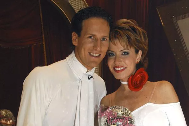 Natasha Kaplinsky and Brendan Cole