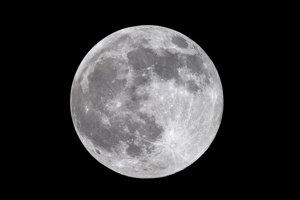 AUSTIN, TEXAS - OCTOBER 06: The first supermoon of the year rises over Austin, Texas on October 06, 2025. The harvest supermoon is the first of three supermoons for 2025. (Photo by Rick Kern/Getty Images)