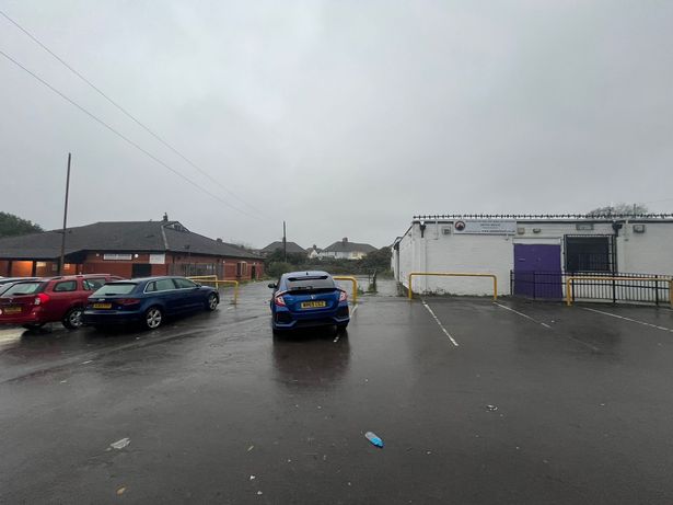 Eagle House social club on the left, and the former Eagle House Youth Club on the right, on Newquay Road in Knowle West
