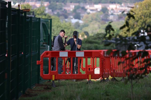 Cotham School begin work to install a new fence around their playing fields at Stoke Lodge in Bristol, on Tuesday and Wednesday, September 23 and 24, 2025