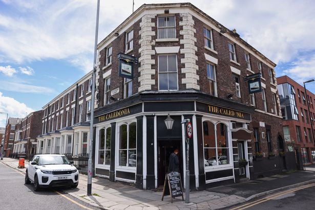 The Caledonia pub on Caledonia St in Liverpool