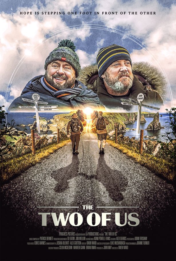 Tim and John's gruelling walk has become the subject of an award-nominated film