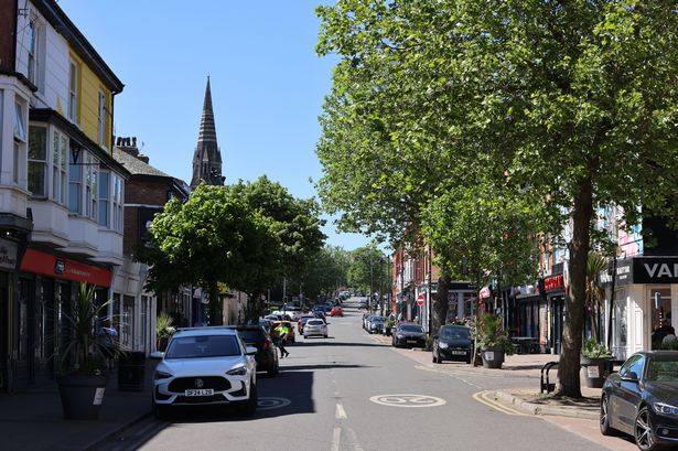 Victoria Road in New Brighton. 