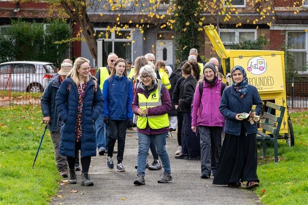The Manchester and Salford Ramblers helped with the relaunch 