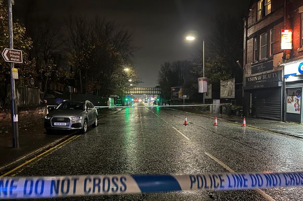 A cordon is in place on Warbreck Moor