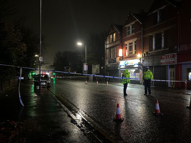 A cordon is in place on Warbreck Moor