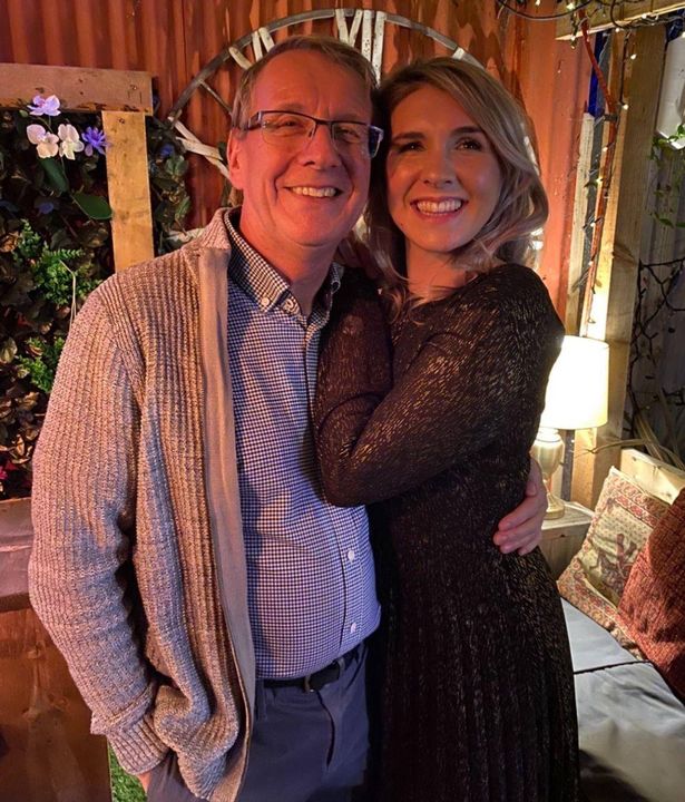 Hayley O'Rourke with her dad Tony Bullock , 76