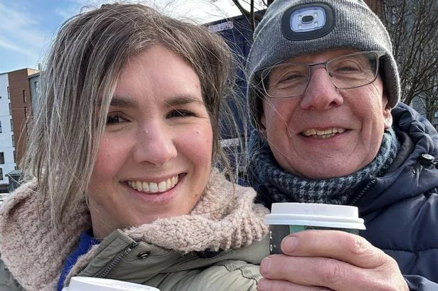 Hayley O'Rourke with her dad Tony Bullock , 76