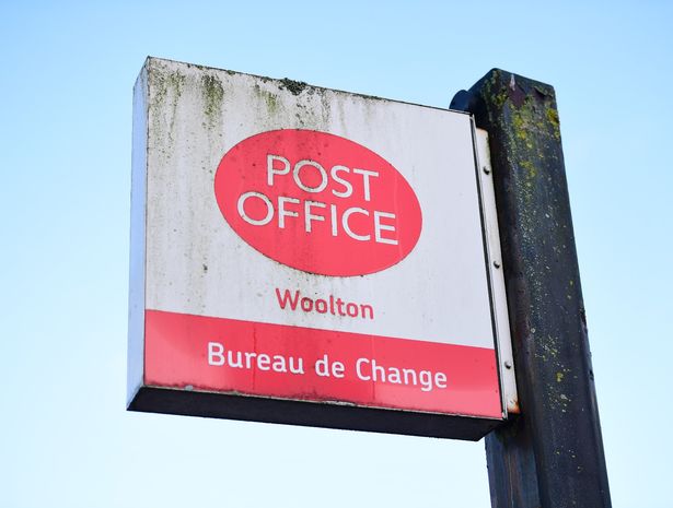 Woolton Post Office has been closed for over a week.