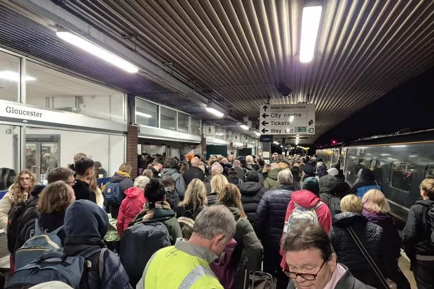 Chaos at Gloucester station after a train does a 180 at Stroud