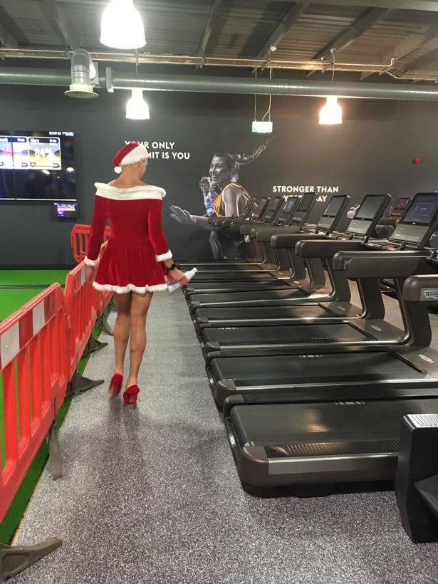 Garry is getting ready for the walk