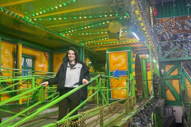 Courtney Eales at Liverpool Christmas Markets