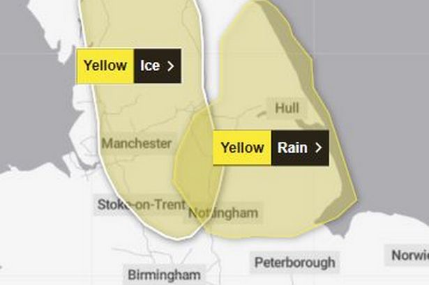 A number of weather warnings have been issued by the Met Office