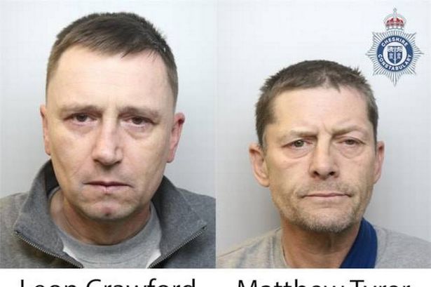 From left, Leon Crawford and Matthew Tyrer worked for the 'Wez' county line drug gang
