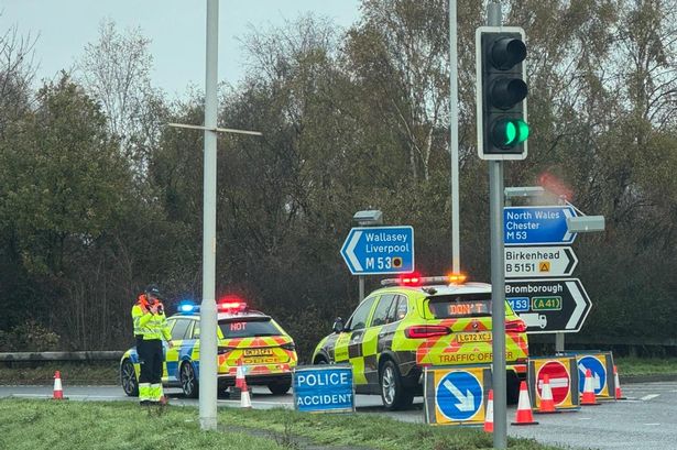 Road closures were put in place after the incident