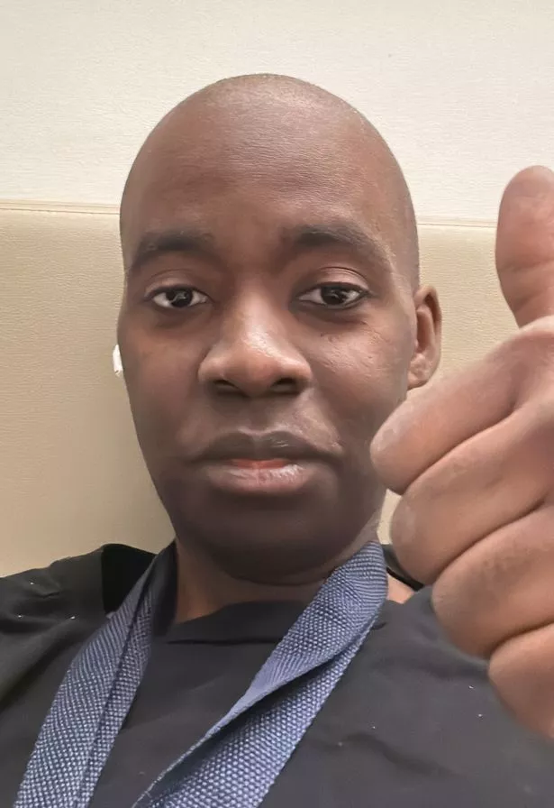 Roy Mugera during chemotherapy (Cover Images)