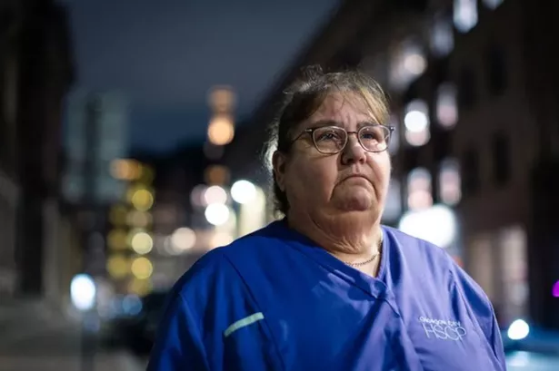 Wilma Telford said she is constantly watching her back. 