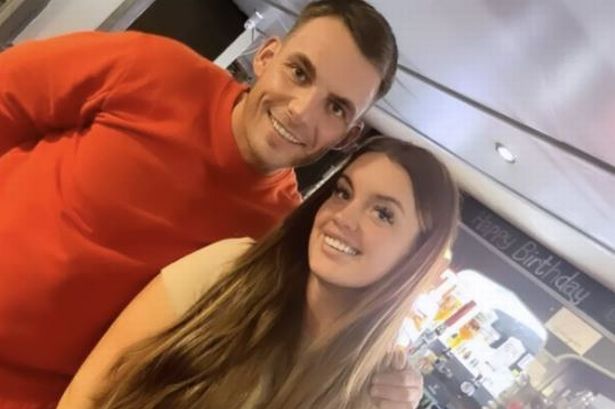 Jane and Webley alongside her previous tribute to him.