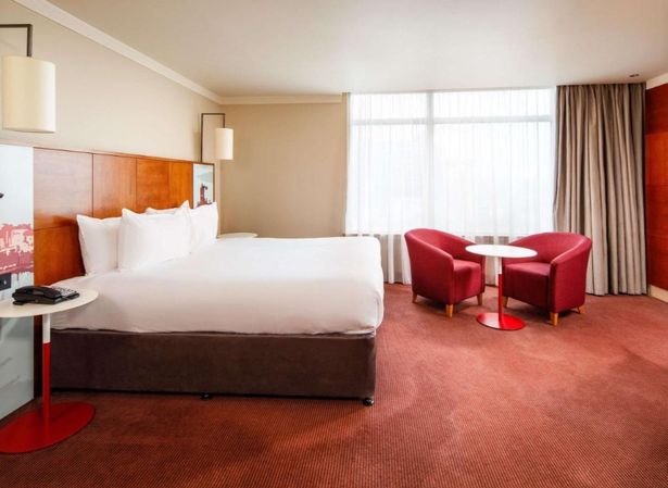 The hotel has modern rooms