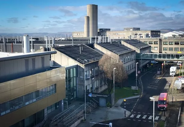 A general view of Ninewells Hospital, Dundee, Tayside