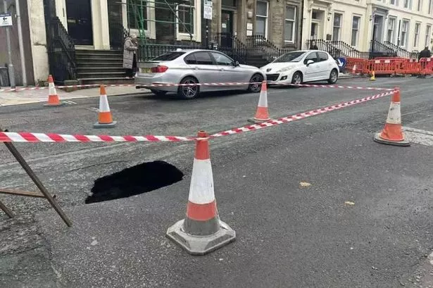 Scottish Water is currently carrying out urgent repairs to Elmbank Street