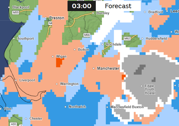 Met Office weather maps at 3am on Wednesday, November 19