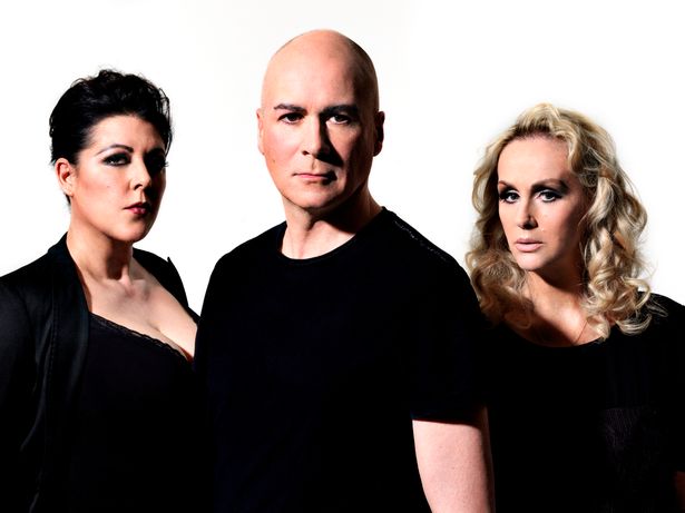 The Human League - consisting of Joanne Catherall, Philip Oakey and Susan Ann Sulley - will play Victoria Park in Warrington on May 22, 2026