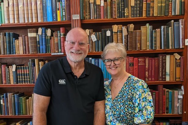 Gina Aldous, 59, and Steve Aldous, 61 in Aldous Books 