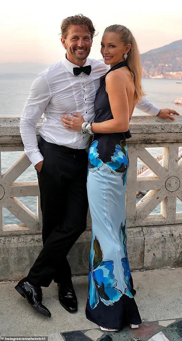 Tim Robards and Anna Heinrich (pictured) have opened up about their decision to move out of their luxury apartment on the Gold Coast