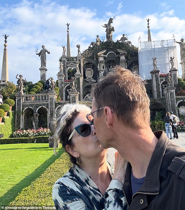 Goldstein is married to painter Aaron Noble, who is also a co-creator of her lingerie company