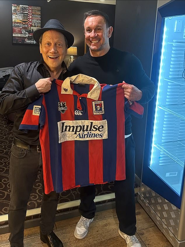 The details of Johns' (right, with Rob Schneider) investment are still to be revealed