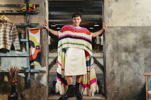 Tom Daley (pictured) is the is the perfect host for the Great British Knit Off, says Christopher Stevens