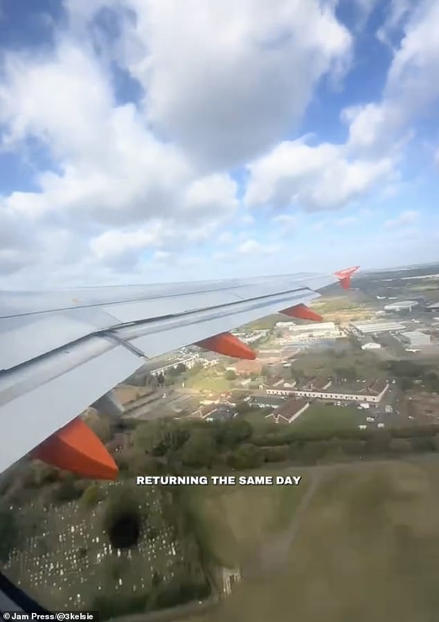 The return leg didn't go smoothly either, with the flight delayed by two hours