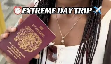 Kelsie Stonya, from Southend-On-Sea, recently took on the ultimate 'extreme day trip' ¿ battling a storm while trying for a quick getaway