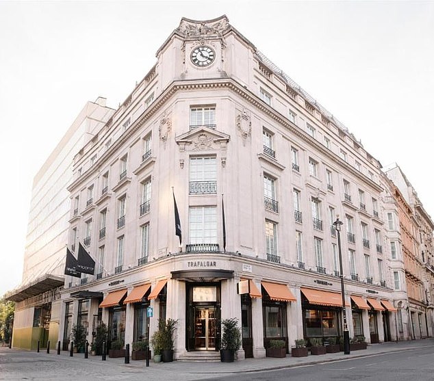 The Trafalgar St James hotel, which reopened in 2017 with a high profile launch attended by Laura Whitmore, Nick Grimshaw, and Millie Mackintosh, charges up to £1,000 a night