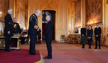 King Charles III made Sir Kazuo Ishiguro a companion of honour at Windsor Castle on Monday