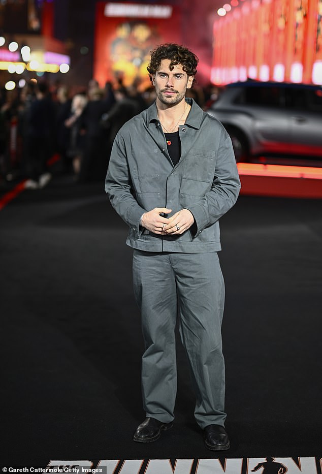 Joseph Garratt was also at the premiere