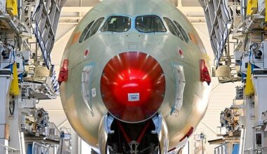 Aussies are one step closer to direct London and New York flights, with Qantas unveiling the first pictures of its new long-haul aircraft on Friday morning