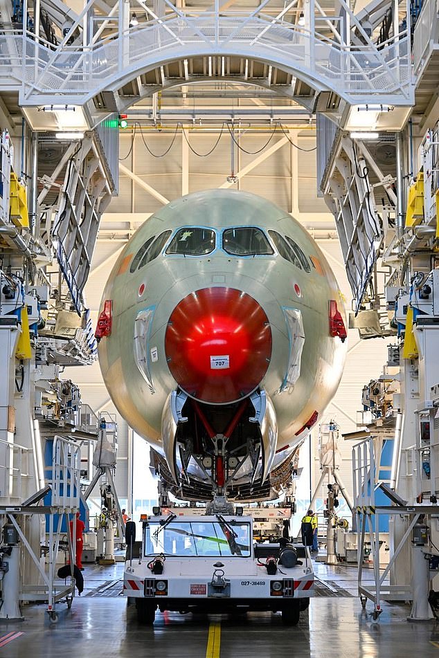 Aussies are one step closer to direct London and New York flights, with Qantas unveiling the first pictures of its new long-haul aircraft on Friday morning