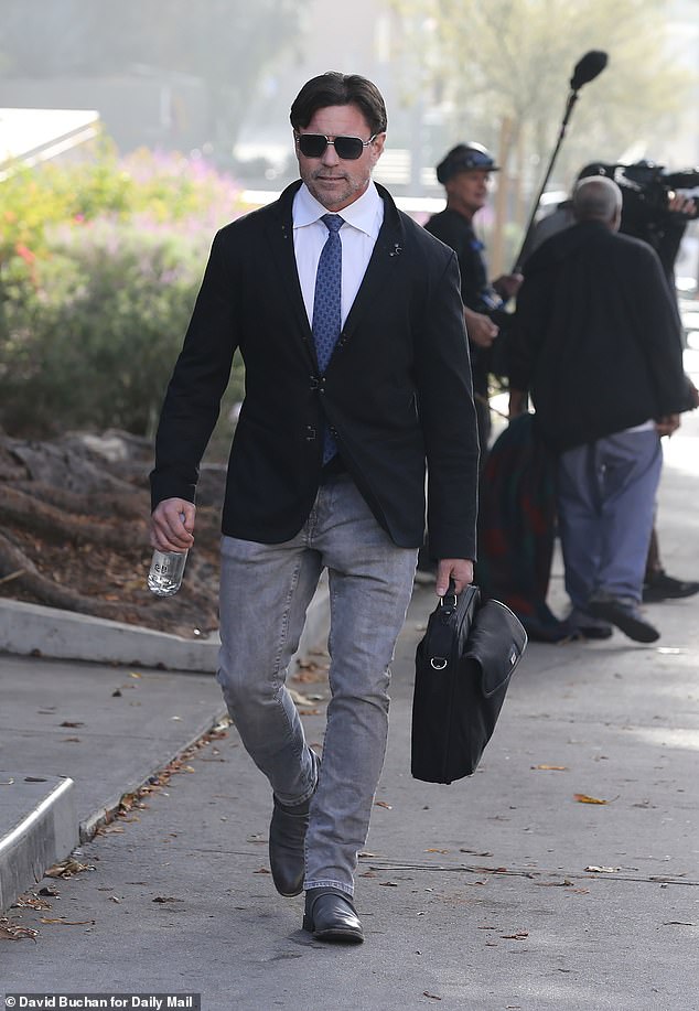 Phypers was ordered to stay away from the actress, stop threatening or harassing her, and to hand over any guns to police