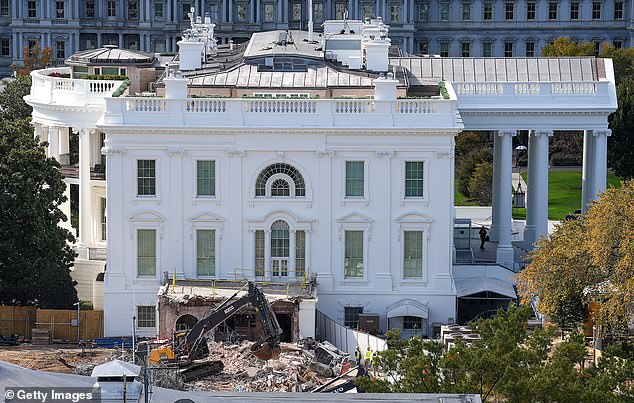The White House's East Wing was demolished to make way for a privately funded $300 million ballroom